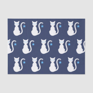 Papel De Seda White Cat Tissue Paper