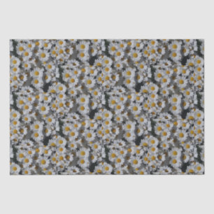 Papel De Seda White Daisies