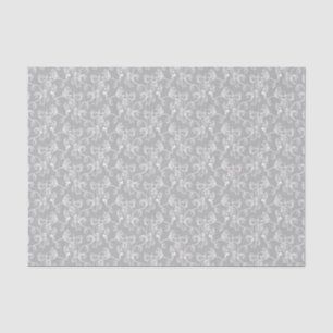 Papel De Seda White&Grey moderno suave nombrado Damask