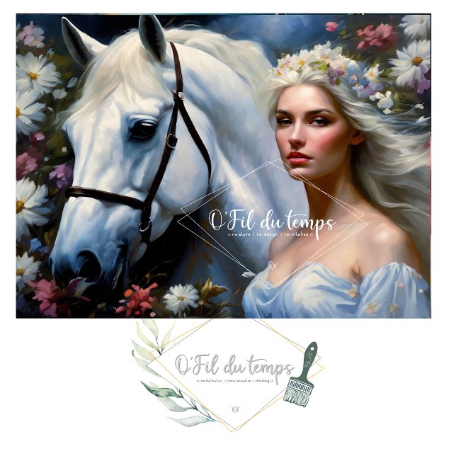Papel De Seda White horse majesty v2 (Subido por el creador)