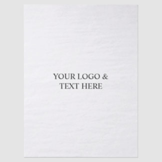 Papel De Seda White Personalized – Your Logo & Text Here
