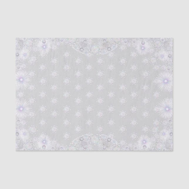 Papel De Seda white snowflake (Anverso)