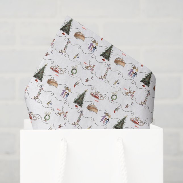 Papel De Seda Whoville Christmas Garland Celebration (Bolsa de regalo)