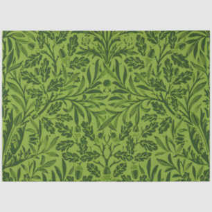 Papel De Seda William Mirrors Acorns y hojas de roble Patrón Ver