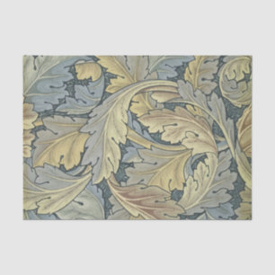 Papel De Seda William Morris Acanthus deja el Art Nouveau floral