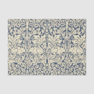 Papel De Seda William Morris, Art Nouveau, patrón, gris, natural