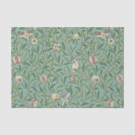 Papel De Seda William Morris, Aves y Pommegrenados - Verde