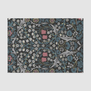 Papel De Seda William Morris Blackthorn Floral Art Nouveau