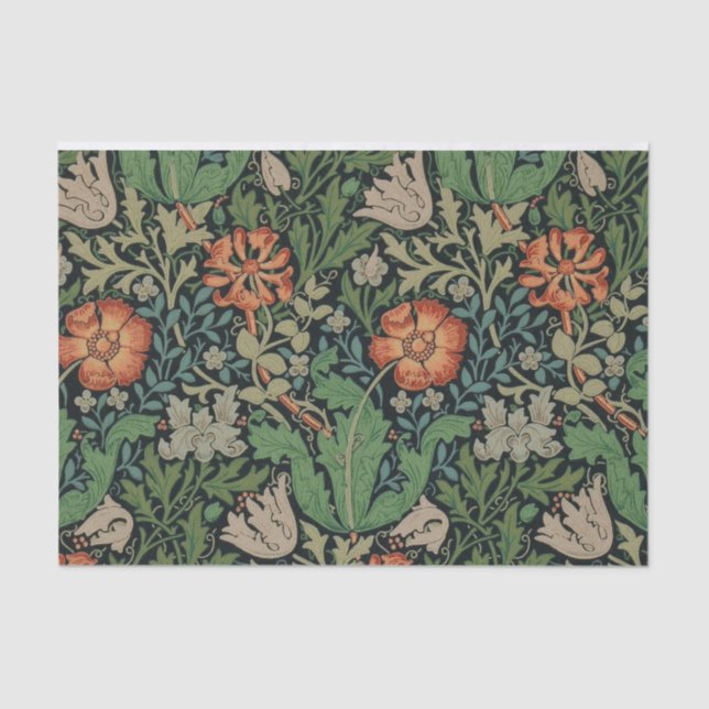 Papel De Seda William Morris Compton Wallpaper Classic (Anverso)