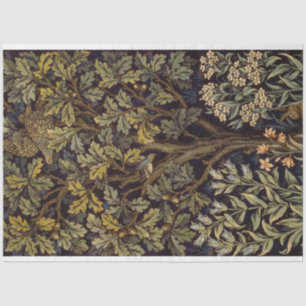 Papel De Seda William Morris Gallo de Monte Faisán Árbol Botáni
