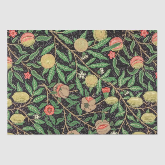 PAPEL DE SEDA: WILLIAM MORRIS : GRANADA (Anverso)