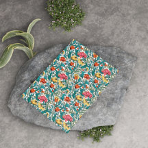 William Morris inspirado en azul de cobre amarillo