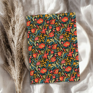 Papel De Seda William Morris inspirado en la terracota azul past