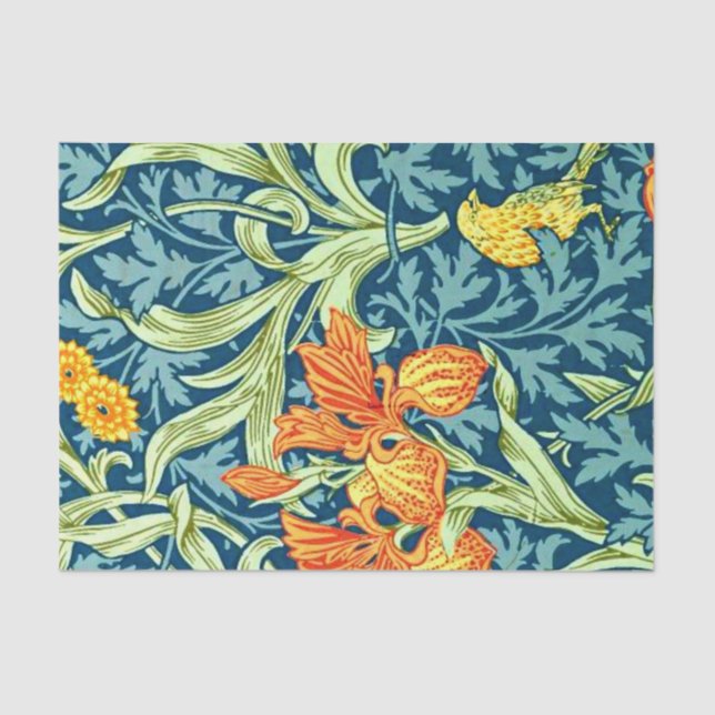 Papel De Seda William Morris - Iris (Anverso)