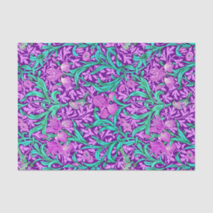 Papel De Seda William Morris Irises, Amethyst Purple