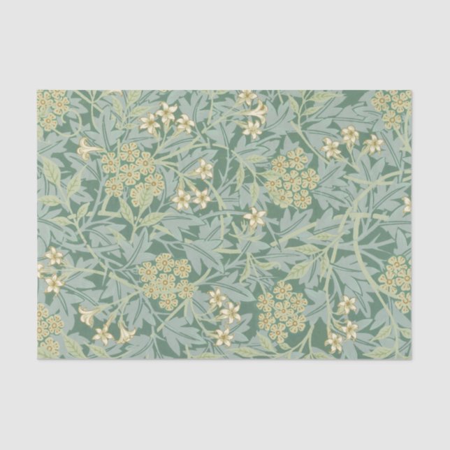 PAPEL DE SEDA: WILLIAM MORRIS : JASMINE 1896 (Anverso)