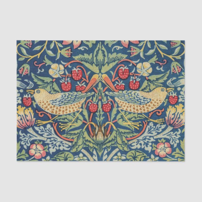 Papel De Seda William Morris - Ladrón de fresas (Anverso)
