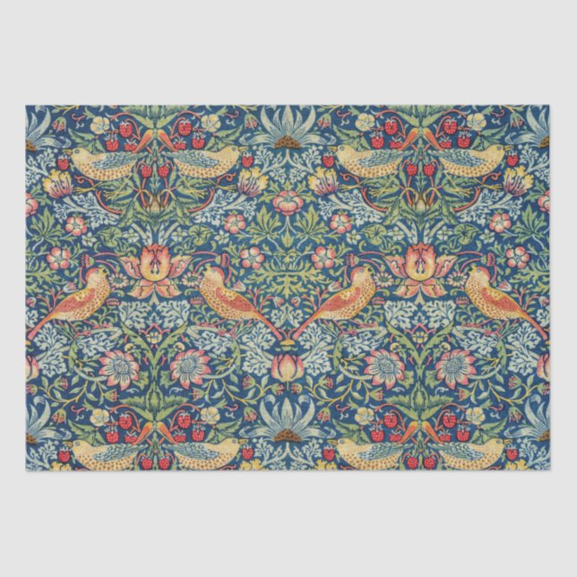 Papel De Seda William Morris - Ladrón de fresas (Anverso)