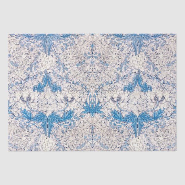PAPEL DE SEDA: WILLIAM MORRIS : MADRESELVA (Anverso)
