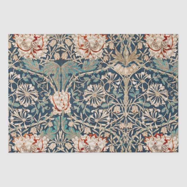 PAPEL DE SEDA: WILLIAM MORRIS : MADRESELVA (Anverso)