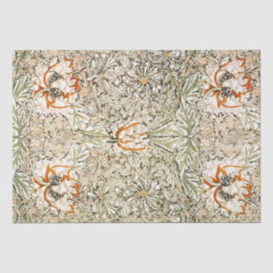PAPEL DE SEDA: WILLIAM MORRIS : MADRESELVA: 1876