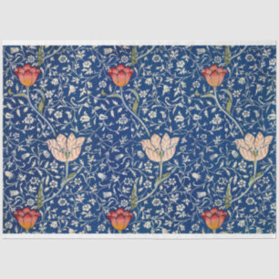 Papel De Seda William Morris Medway Blue Floral