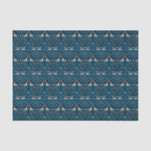 Papel De Seda William Morris - Muchas aves y patrones florales