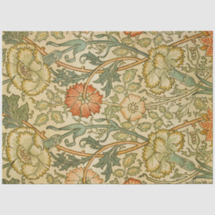 Papel De Seda William Morris - Rosa y Rosa de época
