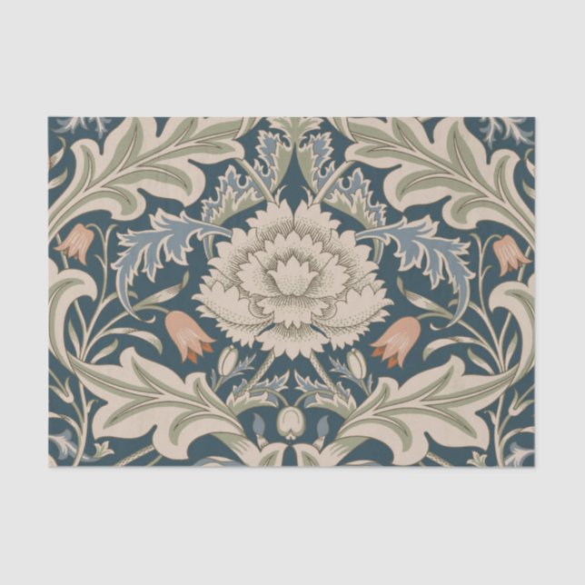 Papel De Seda William Morris Severn Floral Garden Floral Classic (Anverso)