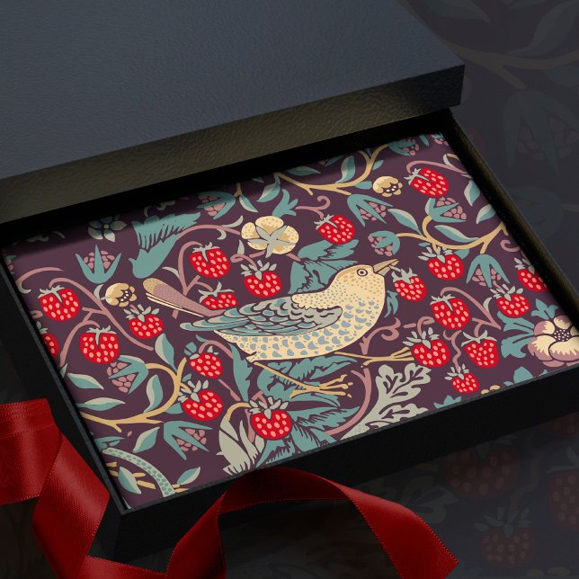 Papel de seda William Morris Strawberry Thief (Subido por el creador)