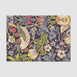 Papel De Seda William Morris Strawberry Thief Floral Art Nouveau