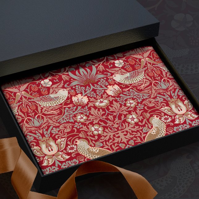 Papel De Seda William Morris Strawberry Thief Tissue Paper (Subido por el creador)