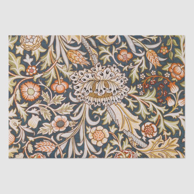 Papel De Seda William Morris Trent Garden Flower Pattern Classic (Anverso)