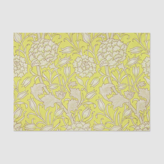 Papel De Seda William Morris - Tulipanes salvajes de Art Nouveau (Anverso)