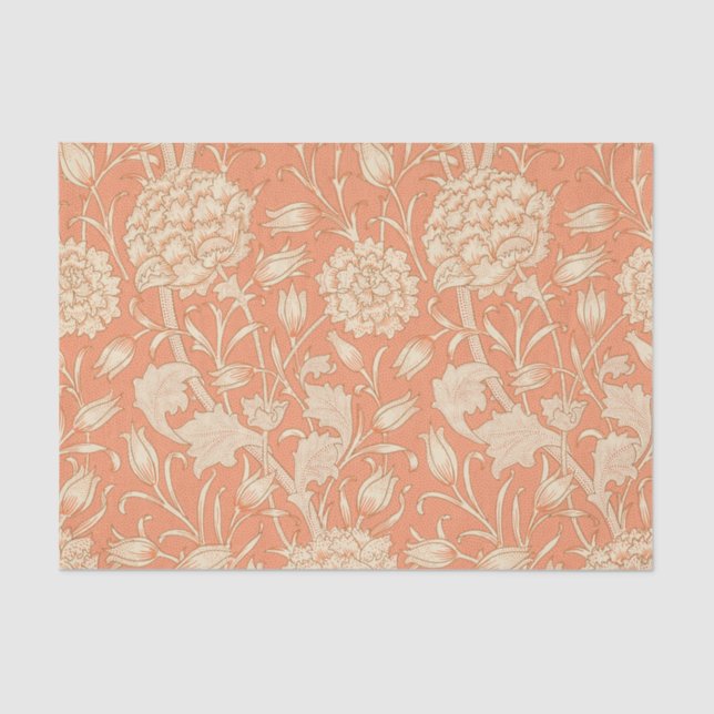 Papel De Seda William Morris - Tulipanes salvajes de Art Nouveau (Anverso)