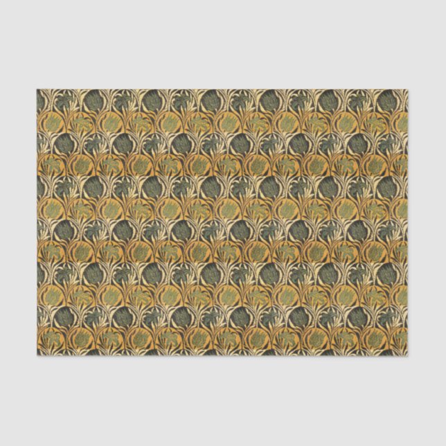 Papel De Seda William Morris Tulips y Lilies Carpet Rug Classic (Anverso)