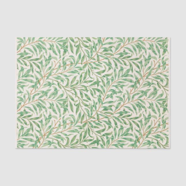 Papel De Seda William Morris. Willow Bough. (Anverso)