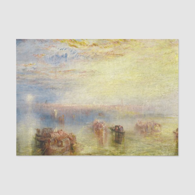 Papel De Seda William Turner - Acercamiento a Venecia (Anverso)