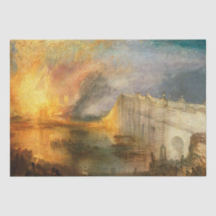 Papel De Seda William Turner - El incendio del Parlamento