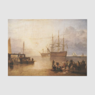 Papel De Seda William Turner - El sol poniéndose a través del va