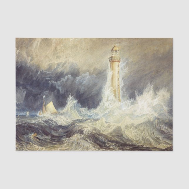 Papel De Seda William Turner - Faro de Bell Rock (Anverso)