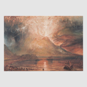 Papel De Seda William Turner - Vesubio en erupción