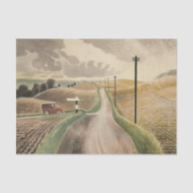 Wiltshire Landscape (por Eric Ravilious)