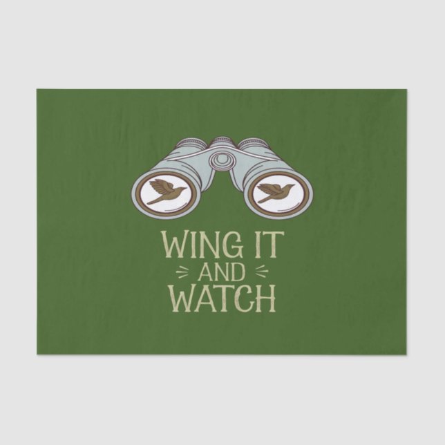 Papel De Seda Wing It y Watch Birting Nature Adventure (Anverso)