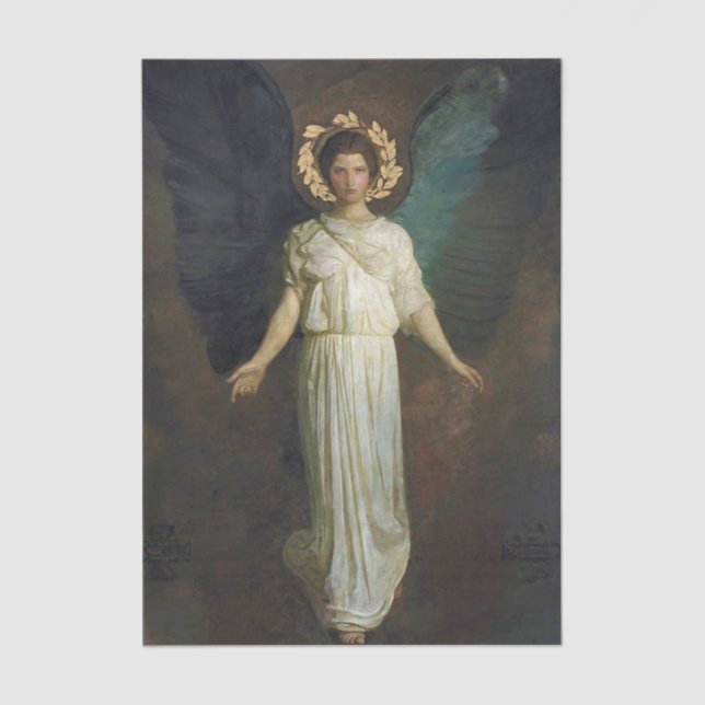 Papel De Seda Winged Figure by Abbott Handerson Thayer (Anverso)