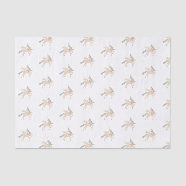 Papel De Seda Winged Unicorn (Anverso)