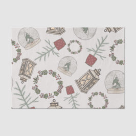 Papel De Seda Winter Farmhouse