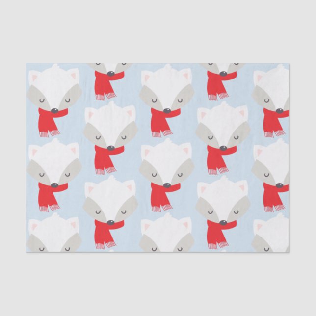 Papel De Seda Winter Fox (Anverso)