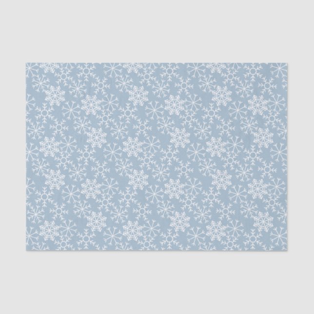 Papel De Seda Winter SNOWFLAKES patrón sin fisuras + tus ideas (Anverso)