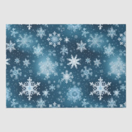Papel De Seda Winter Wonderland Snowflakes Snowflakes Snowfall B